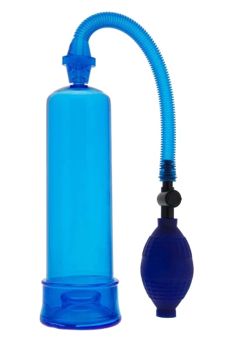 Синяя вакуумная помпа MENZSTUFF PENIS ENLARGER