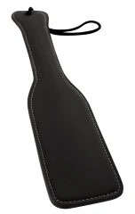 Чёрная плоская шлепалка Bondage Paddle - 31,7 см.