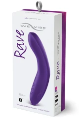 Фиолетовый вибромассажёр We Vibe Rave Purple - 19,3 см.